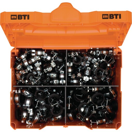 BTI Box 4 + Rohrschelle G-RS 15-35, BTI Box Rohrschelle G-RS 15-35, BTI Box 4 Rohrschelle G-RS 15-35, BTI Box Rohrschellen